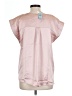 Ann Taylor LOFT 100% Polyester Pink Short Sleeve Blouse Size Lg Petite - photo 2