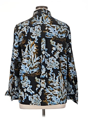 Lafayette 148 New York Long Sleeve Blouse (view 2)