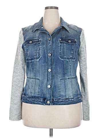 INC International Concepts Denim Vest (view 1)