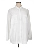Eddie Bauer Solid White Long Sleeve Blouse Size 2X - photo 1