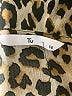 TU Animal Print Brown Long Sleeve Blouse Size 16 - photo 7