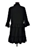 Unbranded 100% Polyester Solid Black Casual Dress Size M - photo 2