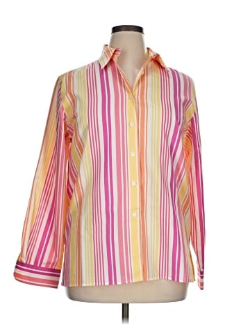 Foxcroft 3/4 Sleeve Blouse (view 1)