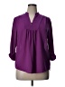 Brixon Ivy 100% Polyester Purple 3/4 Sleeve Blouse Size XL - photo 1
