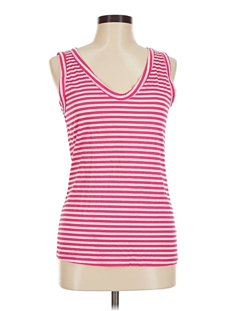 Pre-owned T.la Tank Top Pink V-neck Tops