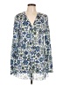 Assorted Brands Blue Long Sleeve Blouse Size L - photo 1