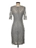 Xscape Gray Cocktail Dress Size 4 - photo 2