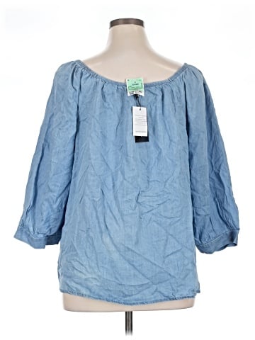 Club Z Collection 3/4 Sleeve Blouse (view 2)