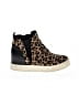 Steve Madden Animal Print Black Sneakers Size 8 1/2 - photo 1