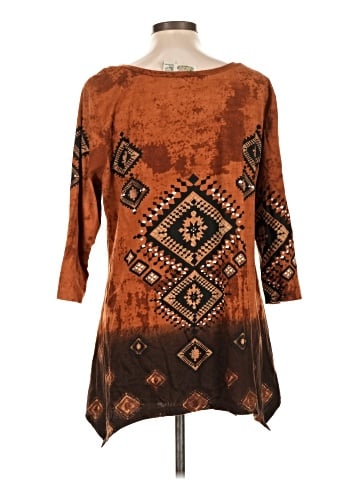 Collections etc. 3/4 Sleeve Top (view 2)