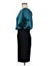 Sangria Color Block Teal Cocktail Dress Size 6 - photo 5