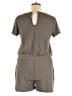 Cable & Gauge Solid Gray Romper Size XL (estimated) - photo 2