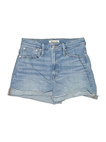Madewell The Curvy Perfect Jean Short in Baylis Wash (view 1)