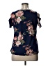 Wishful Park Blue Short Sleeve Top Size XL - photo 2
