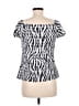 Frank Lyman Design Silver Short Sleeve Top Size 8 - photo 2