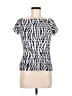 Frank Lyman Design Silver Short Sleeve Top Size 8 - photo 1