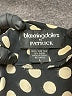 Bloomingdale's 100% Silk Polka Dots Black Blouse Size L - photo 7