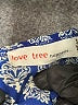 Love Tree 100% Polyester Blue Short Sleeve Top Size M - photo 8
