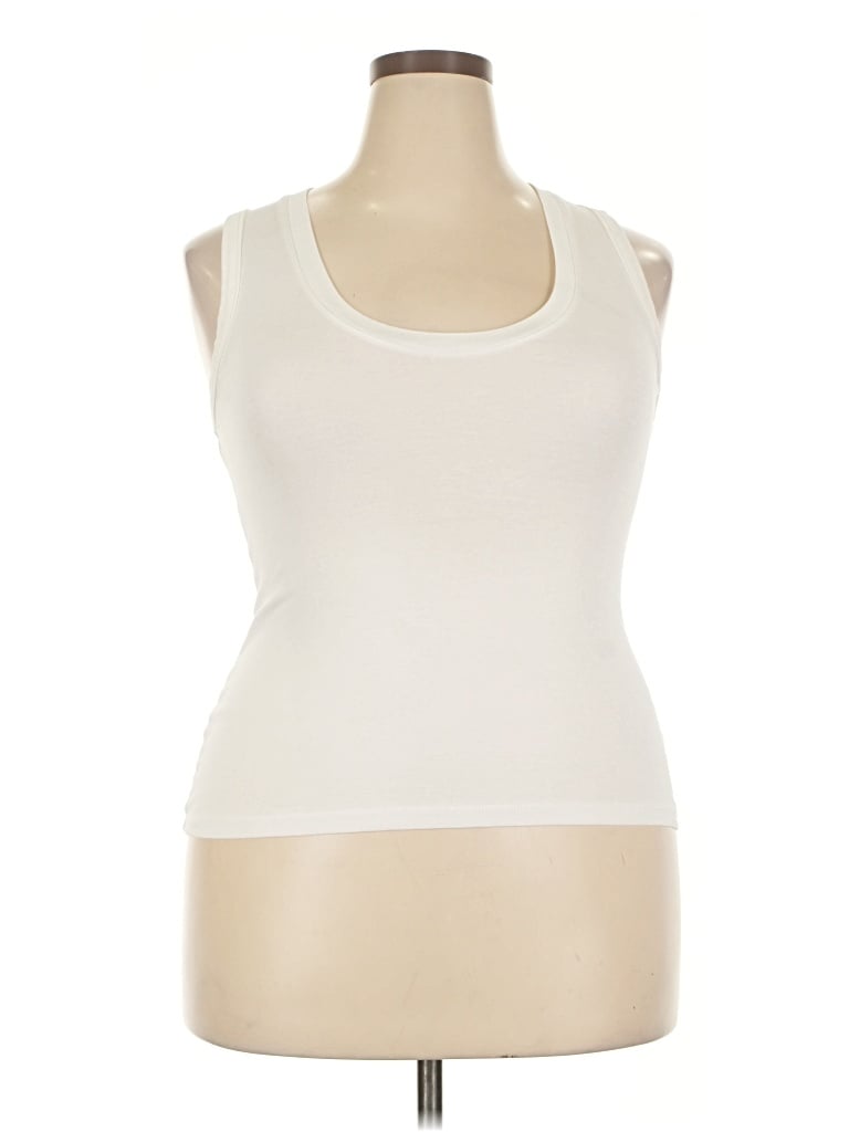 Pre-owned A New Day Sleeveless T-shirt In Ivory