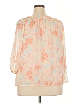 LC Lauren Conrad 3/4 Sleeve Blouse (view 2)