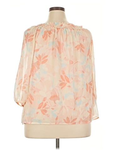 LC Lauren Conrad 3/4 Sleeve Blouse (view 2)