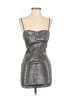 Guess Metallic Silver Cocktail Dress Size XS - photo 1