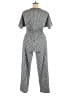 Unbranded 100% Polyester Polka Dots Gray Jumpsuit Size XL - photo 2