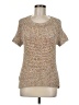 CAbi Tweed Tan Pullover Sweater Size M - photo 1