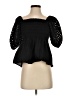 American Eagle Outfitters 100% Polyester Black 3/4 Sleeve Top Size S - photo 1