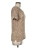 CAbi Tweed Tan Pullover Sweater Size M - photo 4
