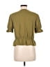 Topshop Green Short Sleeve Top Size 6 - photo 2