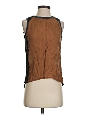 Zara W&B Collection Sleeveless Blouse (view 1)