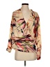 HD in Paris 100% Polyester Tan 3/4 Sleeve Blouse Size 4 - photo 1