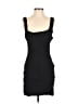 Aqua 100% Polyester Tweed Black Cocktail Dress Size S - photo 1