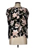 David Lawrence 100% Silk Black Sleeveless Silk Top Size L - photo 1