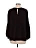 Adrianna Papell 100% Polyester Black Long Sleeve Blouse Size M - photo 2