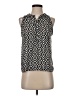 Ann Taylor LOFT 100% Polyester Black Sleeveless Blouse Size XS - photo 1