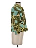 Ann Taylor LOFT 100% Cotton Print Green Jacket Size 0 - photo 4