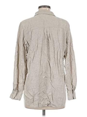 Ann Taylor LOFT Outlet 3/4 Sleeve Button-Down Shirt (view 2)