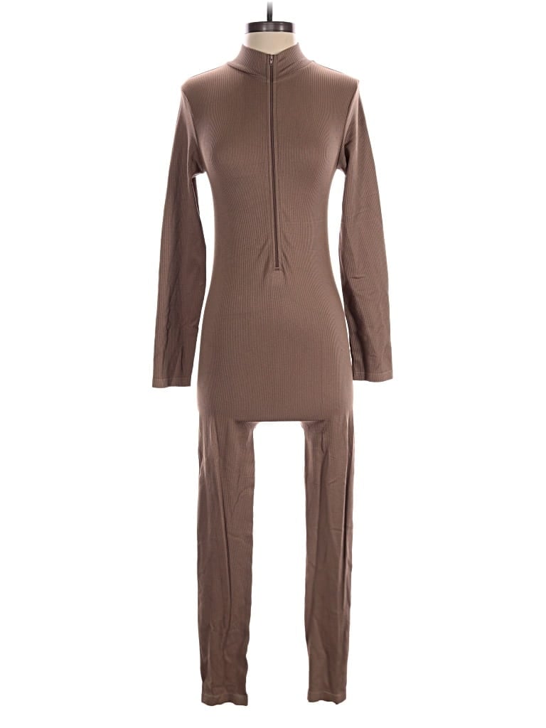Pre-owned Fashion Nova Jumpsuit In Brown