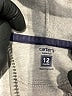 Carter's 100% Cotton Gray Zip Up Hoodie 9-12 MO / 12 MO - photo 3