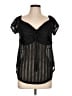 Unbranded Black Short Sleeve Top Size L (estimated) - photo 1