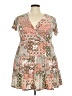 No Boundaries Paisley Brown Casual Dress Size 3X - photo 1