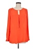 Conrad C 100% Polyester Orange Long Sleeve Blouse Size 6 - photo 1