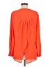 Conrad C 100% Polyester Orange Long Sleeve Blouse Size 6 - photo 2