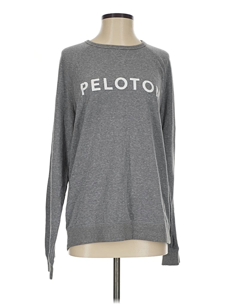 Pre-owned Peloton Pullover Sweater In Gray