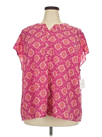 Croft & Barrow Short Sleeve Blouse (view 1)