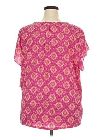 Croft & Barrow Short Sleeve Blouse (view 2)