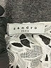 Sandro 100% Polyester Ivory Cocktail Dress Size S (estimated) - photo 7