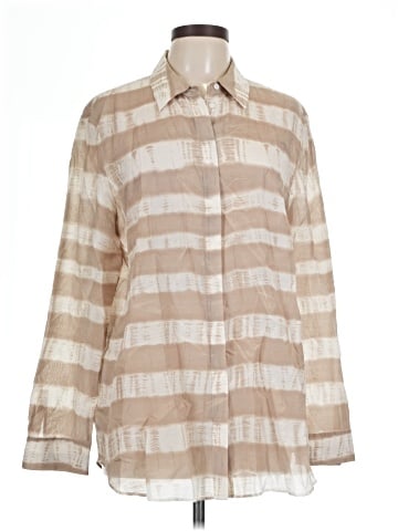 Lafayette 148 New York Long Sleeve Blouse (view 1)